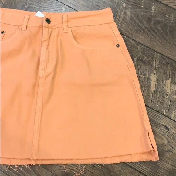 Sadie & Sage Dresses & Skirts - NWT Raw Hem Jean Skirt